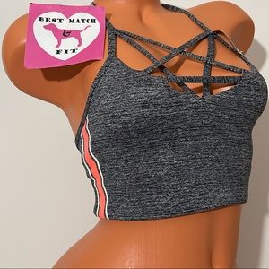 Victoria’s Secret PINK S Sports Bra Logo Strappy